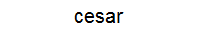 cesar
